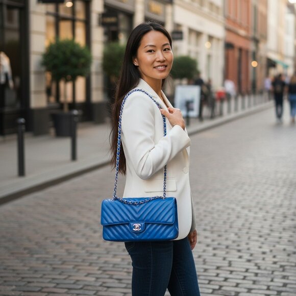 Chanel Chevron Classic Flap Medium - Picture 2 of 11